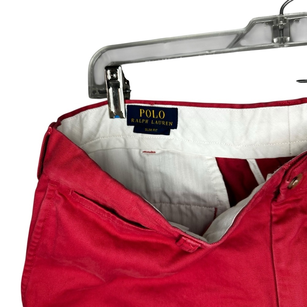 Polo by Ralph Lauren Slim Fit Red Pants 35x32 - Picture 11 of 14